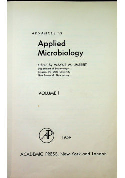 Applied Microbiology 1
