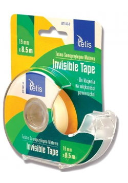 Taśma invisible z podajnikiem 19mmx8.5m BT100-B