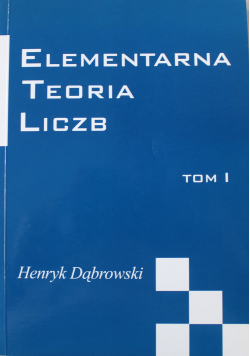 Elementarna teoria liczb tom 1