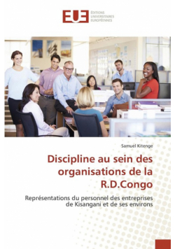 Discipline au sein des organisations de la R.D.Congo