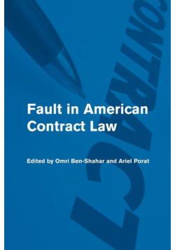 Fault in American Contract Law