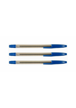 Długopis Stick niebieski (50szt)