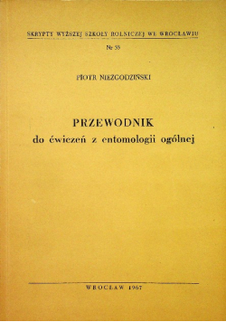 Przewodnik Do Ćwiczeń Z Entomologii Ogólnej