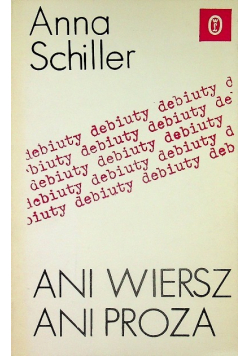 Ani Wiersz Ani Proza