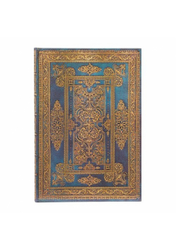 Notatnik w linie Paperblanks Blue Luxe Midi