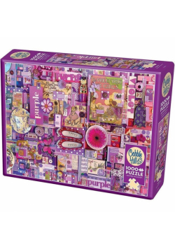 Puzzle 1000 Projekt tęcza - Fioletowy