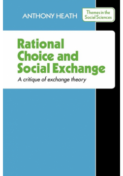 Rational Choice and Social Exchange