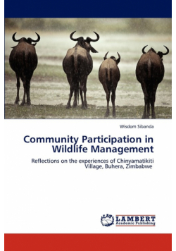 Community Participation in Wildlife Management