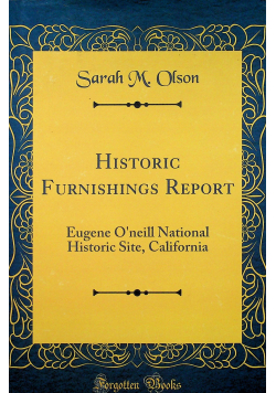 Historic furnishings report