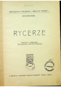 Arystofanes Rycerze