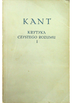Krytyka czystego rozumu