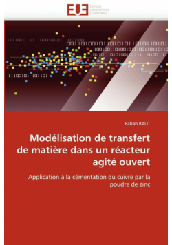 Modélisation de transfert de matière dans un réacteur agité ouvert