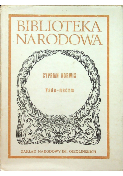 Norwid Vade mecum