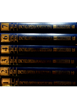 Encyklopedia powszechna 6 tomów