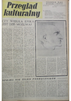 Przegląd kulturalny numer 1 do 52
