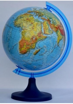 Globus fizyczny 3D 25 cm