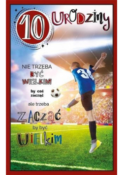 Kartka okolicznościowa Urodziny 10 U88