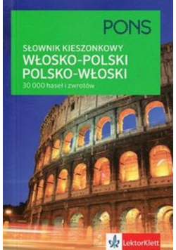 Kieszonkowy słownik włosko - polski polsko - włoski