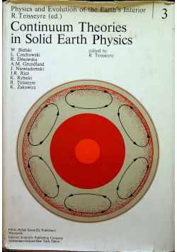 Cunntinuum Theories in Solid Earth Physics 3