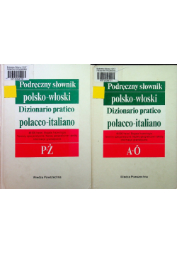 Podręczny słownik polsko - włoski Tom 1 i 2