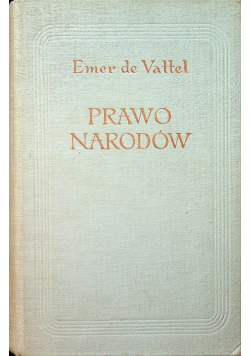 Prawo narodów tom 1