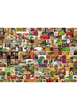Puzzle 1500 Kolory w kuchni
