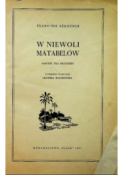 W niewoli matabelów