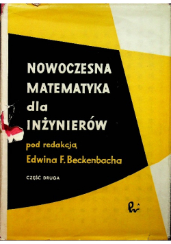 Nowoczesna matematyczna dla inżynierów