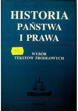 Historia państwa i prawa