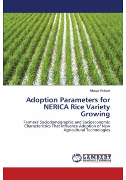 Adoption Parameters for NERICA Rice Variety Growing
