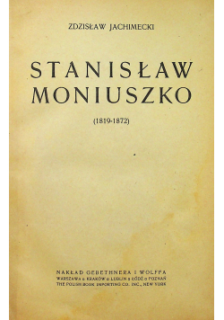 Stanisław Moniuszko 1911 r