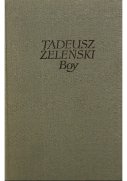Tadeusz Żeleński Boy Tom XIV