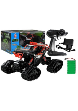 Auto zdalnie sterowane 1:12 czarno-czerwony