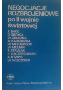 Negocjacje rozbrojeniowe