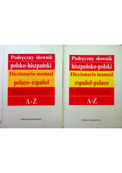 Podręczny słownik polsko hiszpański 2 tomy