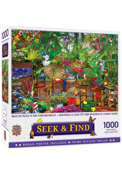 Puzzle 1000 Ogród pełen kwiatów