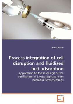 Process integration of cell disruption and fluidised bed adsorption