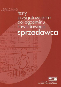 Testy przygotow. do egzaminu zawodowego sprzedawca