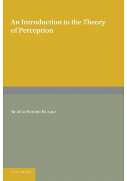 An Introduction to the Theory of Perception