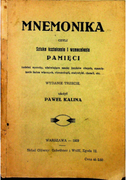 Mnemonika 1939 r.
