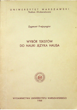 Wybór testów do nauki języka hausa