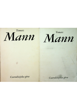 Czarodziejska góra Tom 1 i 2