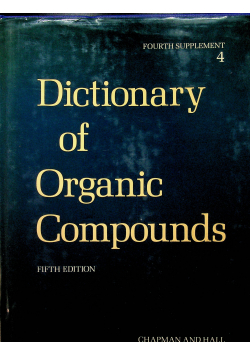 Dictionary of organic compounds