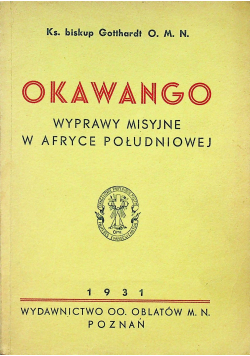 Okawango wyprawy misyjne w Afryce Południowej 1931r