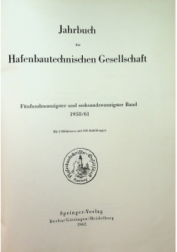 Jahrbuch der Hafenbautechnischen Gesellschaft Funfundzwanzigster und sechsundzwanzigster Band