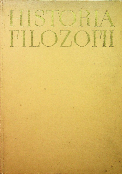 Historia filozofii