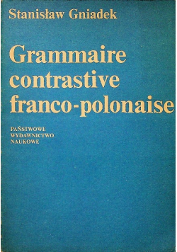 Grammaire contrastive franco polonaise