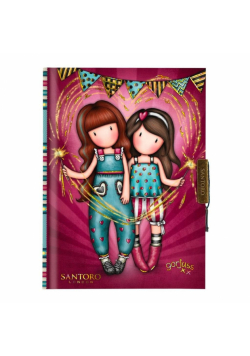 Zamykany Notes Gorjuss Fairground Fireworks