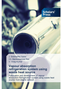 Vapour absorption refrigeration system using waste heat source