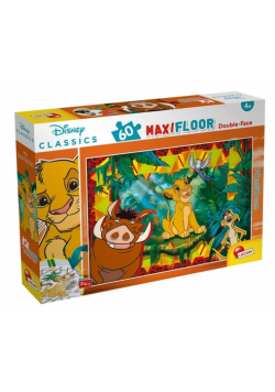 Puzzle dwustronne Maxi Podłogowe Król Lew 60